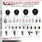 Service Caster 4'' Soft Rubber Swivel 1-1/2'' Expanding Stem Caster Set 2 Total Lock Brakes, 4PK SCC-EXTTL20S414-SRS-2-S-2-112 - alternate 5
